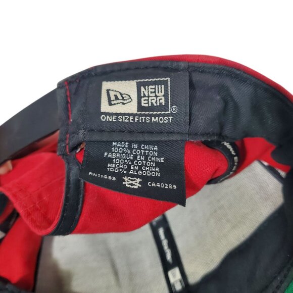 New Era Cincinnati Reds 9Fifty Embroidered Snapback Hat Red Black Cap MLB - Picture 10 of 10